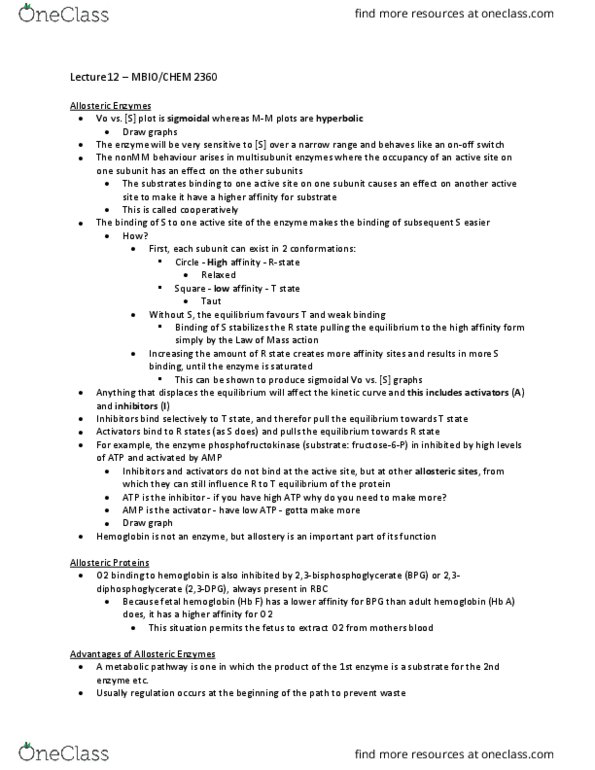 MBIO 2360 Lecture Notes - Lecture 12: Ribose, Glyceraldehyde, Xylose thumbnail