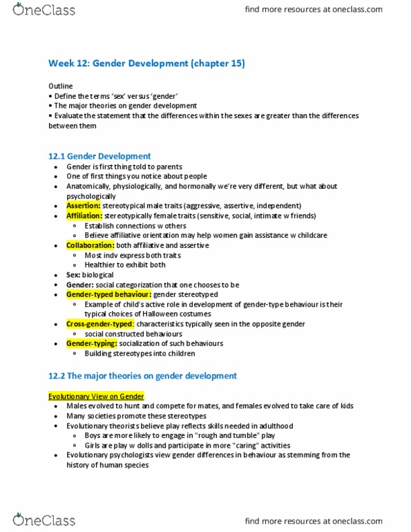 PSYC 251 Chapter Notes - Chapter 15: In-Group Favoritism, 18 Months, Ingroups And Outgroups thumbnail