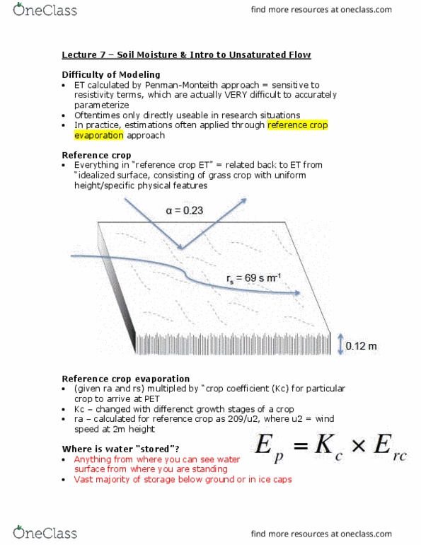 EESB04H3 Lecture Notes - Lecture 7: Airwatt, Hygroscopy, Pressure Measurement thumbnail