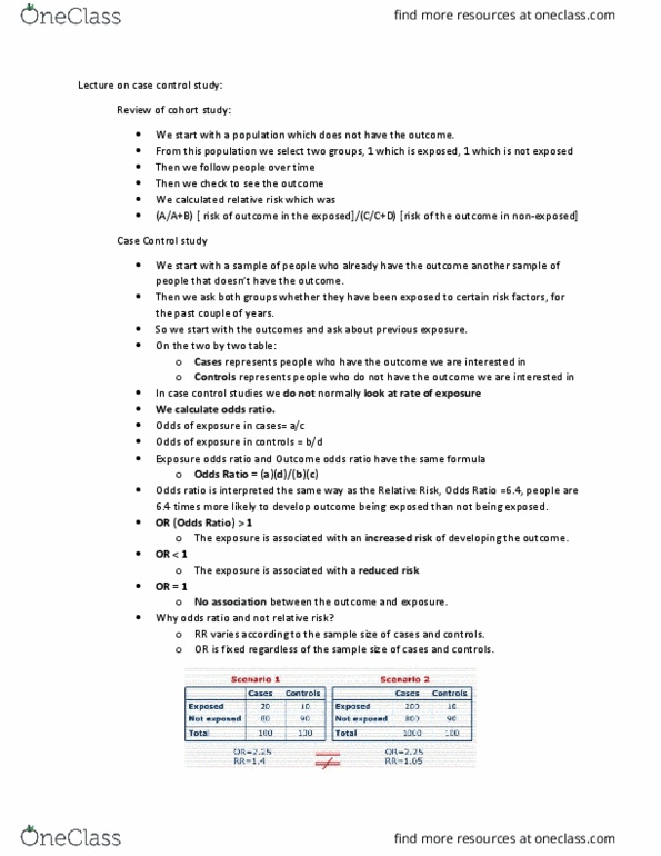 KINE 3635 Lecture 2: Lecture on case control study thumbnail