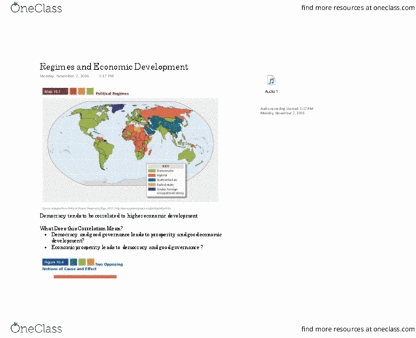 PSCI252 Lecture 7: Regimes and Economic Development thumbnail