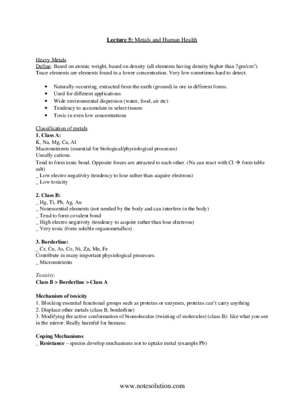 EESA10H3 Lecture Notes - Bioavailability, Ionic Bonding, Covalent Bond thumbnail