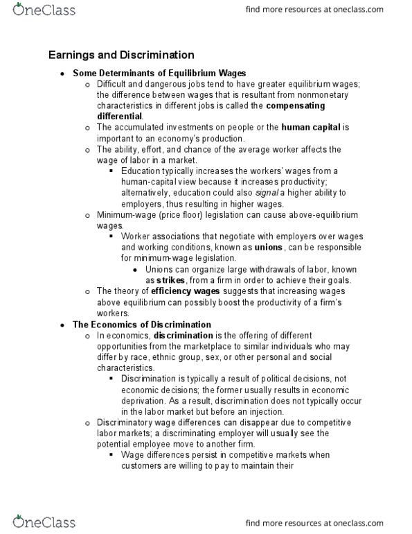 Textbook Guide Economics: Efficiency Wage, Human Capital, Price Floor thumbnail