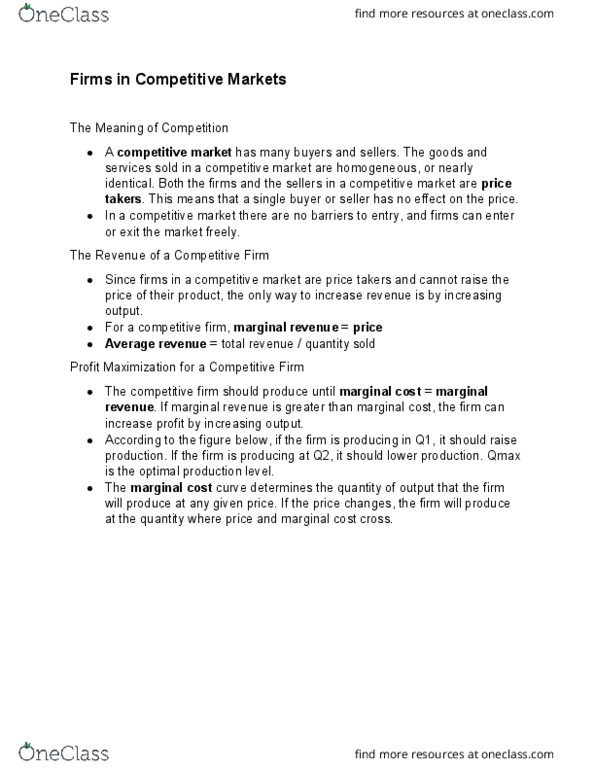 Textbook Guide Economics: Average Variable Cost, Sunk Costs, Market Power thumbnail