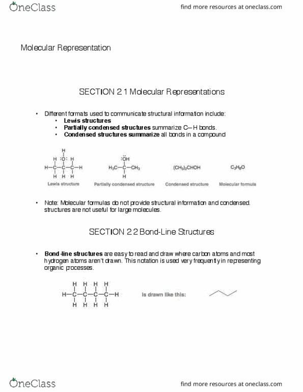 CHM138H1 Chapter all: Molecular Representation thumbnail