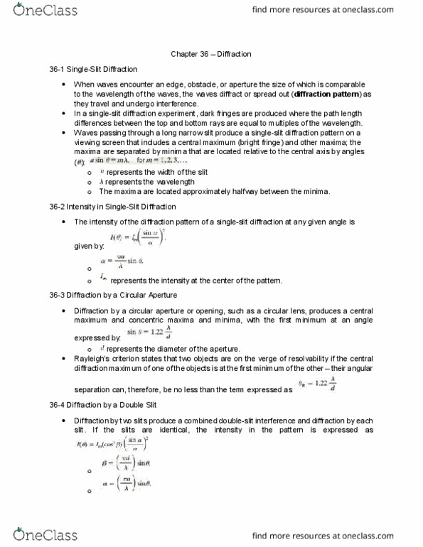 Textbook Guide Physics: Diffraction Grating, Small-Angle Approximation, Halfwidth And Fullwidth Forms thumbnail