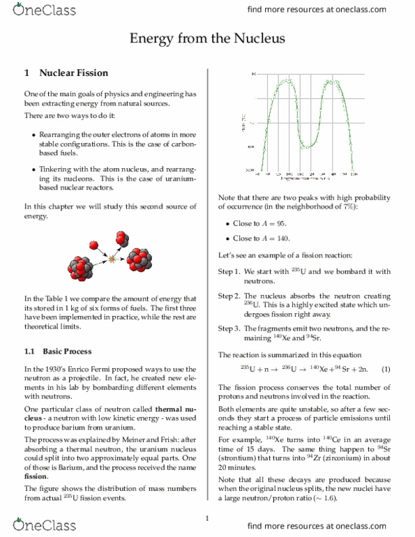 Textbook Guide Physics: Electric Generator, The Chain Reaction, Uranium-236 thumbnail