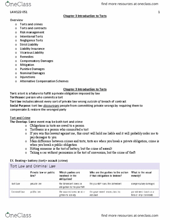 LAW 122 Lecture 2: LAW122 Week 2 Chapter 3 thumbnail