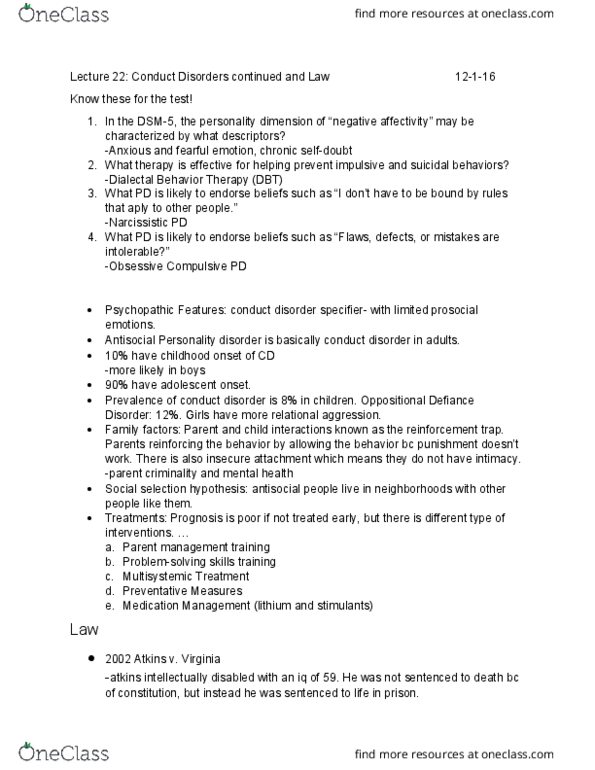 CLP-4143 Lecture 22: conduct continued and law thumbnail