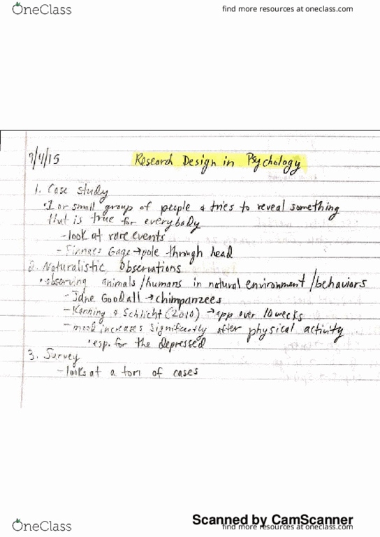 PSYC 395 Lecture 2: Psych 110 Notes 9/4/15 thumbnail