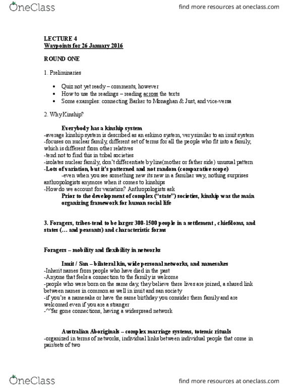 Media, Information and Technoculture 1020E Lecture Notes - Lecture 9: Nuclear Family, Pastoralism, Senussi thumbnail