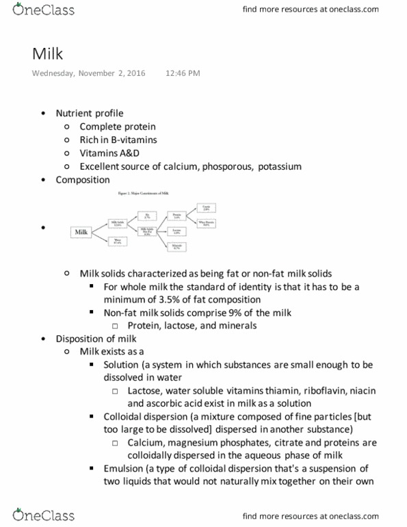 NUTR 211 Lecture 14: Milk thumbnail