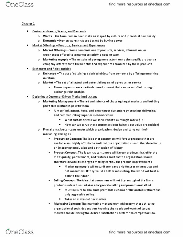 MGMA01H3 Lecture 1: Chapters 1 to 8 Notes thumbnail