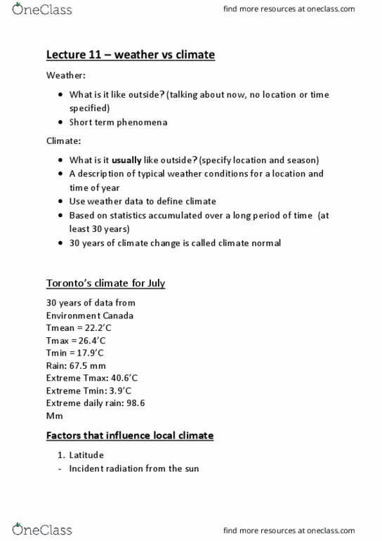 EESA09H3 Lecture 11: chapter 11 notes thumbnail