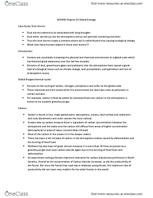 BIOB50H3 Lecture Notes - Lecture 25: Denitrification, Sulfur, Bird Migration thumbnail