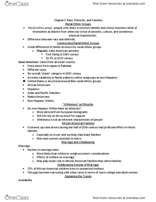 SOC 120CDWI Lecture Notes - Lecture 8: Intersectionality, Homicide, Cuban Americans thumbnail