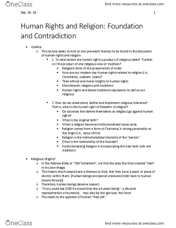 HREQ 2010 Lecture Notes - Lecture 2: Toleration, Puritans, State School thumbnail