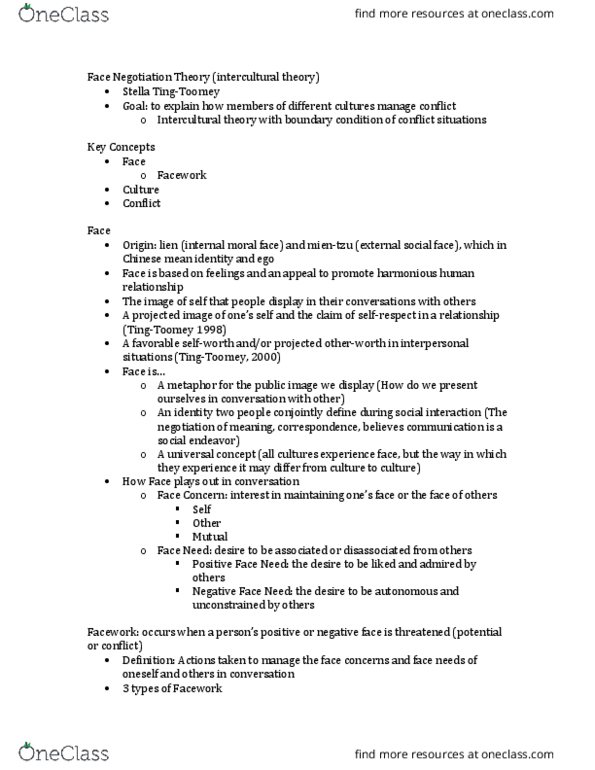 COMM 250 Lecture Notes - Lecture 14: Boundary Value Problem, The Negotiation, Ingroups And Outgroups thumbnail