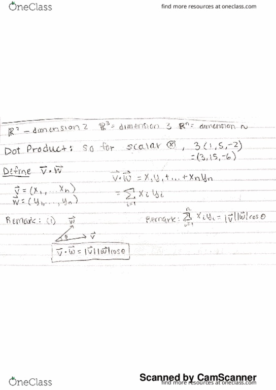 MATH 1342 Lecture 30: cross products thumbnail