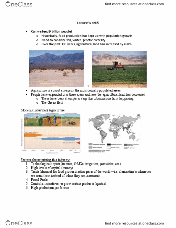 GEOG 1200 Lecture Notes - Lecture 5: Arable Land, Soil Fertility, Overnutrition thumbnail