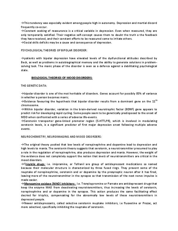 BIOC31H3 Lecture Notes - Neurotransmitter Receptor, Cortisol, Thyrotropin-Releasing Hormone thumbnail