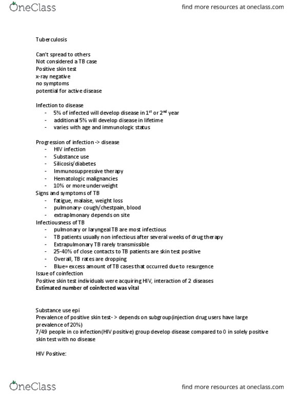 BIOS 350 Lecture Notes - Lecture 10: Aminoglycoside, Tumors Of The Hematopoietic And Lymphoid Tissues, Immunosuppression thumbnail