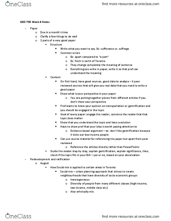 GEO 793 Lecture Notes - Lecture 4: Economic Restructuring, Socalled, David Crombie thumbnail