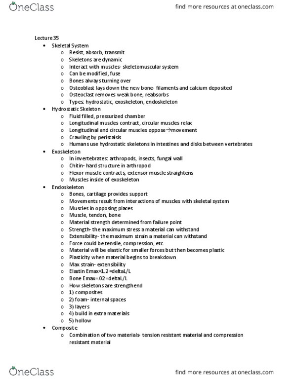 BSCI 207 Lecture Notes - Lecture 35: Elastin, Sea Urchin, Nacre thumbnail