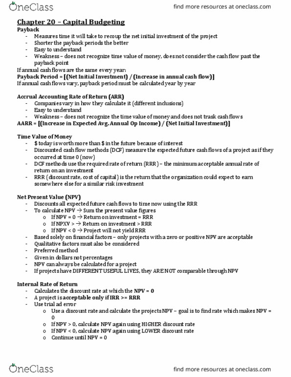 BUSI 3008 Lecture Notes - Lecture 10: Tax Deduction, Financial Statement, Income Statement thumbnail