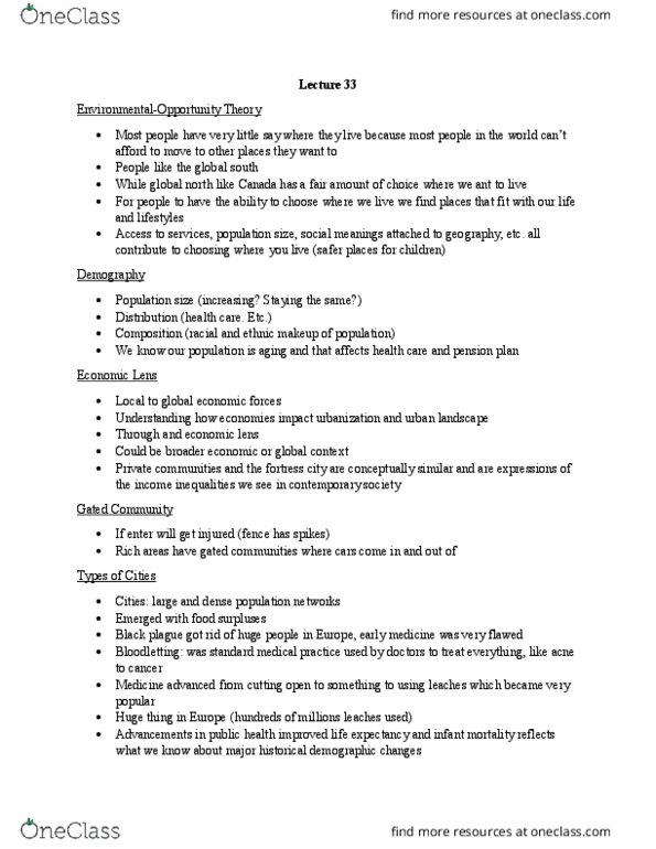 SOCIOL 1A06 Lecture Notes - Lecture 33: Jay Z, Counterurbanization, Overurbanization thumbnail