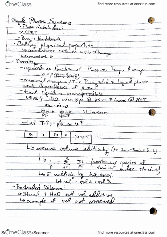 CHEM-ENG 120 Lecture 16: Single-Phase Systems thumbnail