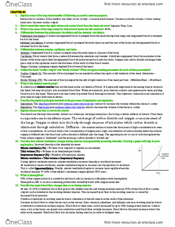 BPK 143 Chapter Notes - Chapter 5: Blood Doping, Fick'S Laws Of Diffusion, Myoglobin thumbnail