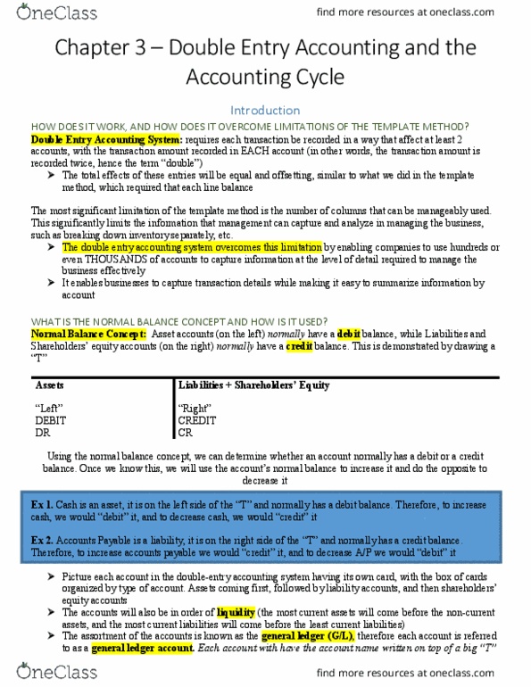 COMM-1106EL Chapter Notes - Chapter 3: Book Value, Trial Balance, Retained Earnings thumbnail