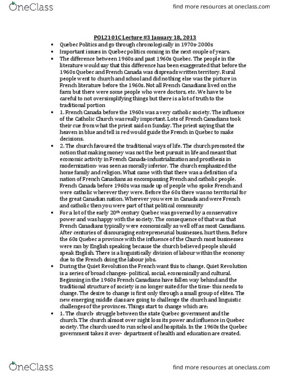 POL 2101 Lecture Notes - Lecture 3: Elijah Harper, Social Democracy, Section 33 Of The Canadian Charter Of Rights And Freedoms thumbnail