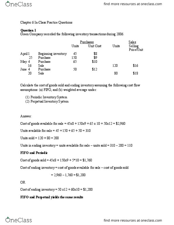 COMMERCE 1AA3 Chapter Notes - Chapter 6: Round-Off Error, Weighted Arithmetic Mean thumbnail