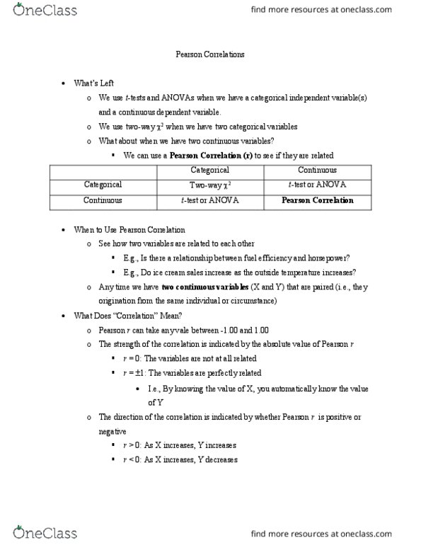 PSYC 212 Lecture Notes - Lecture 15: Scatter Plot thumbnail