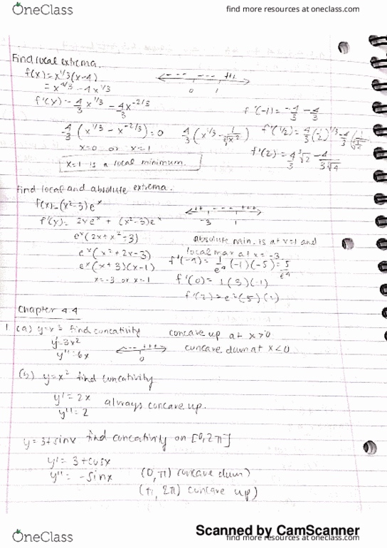 MATH 12 Chapter 4: Sketching a Graph Practice thumbnail