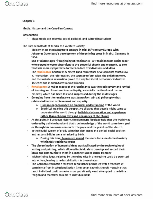 MDSA01H3 Chapter Notes - Chapter 2: E-Government, Air Canada, Fourth Estate thumbnail