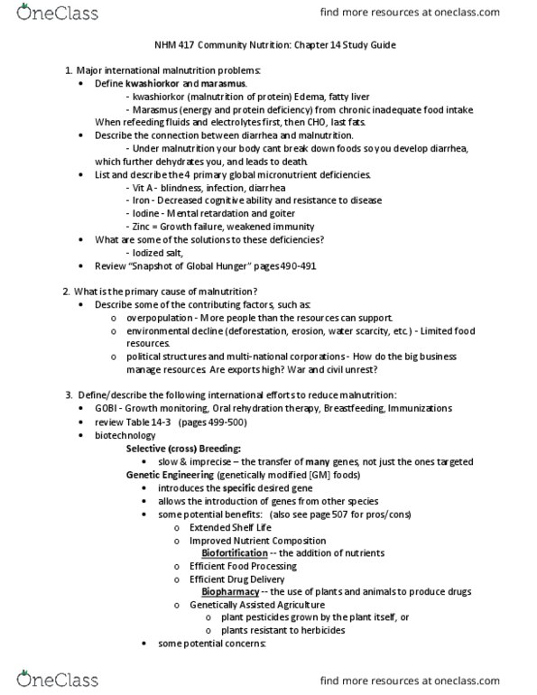 NHM 417 Lecture Notes - Lecture 14: Crop Rotation, Organic Certification, Seasonal Food thumbnail