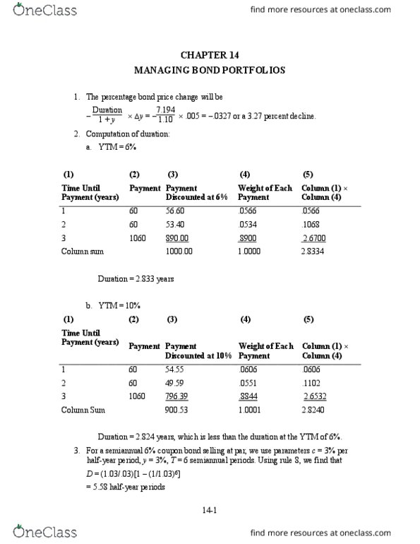 FINA 385 Lecture Notes - Lecture 12: Callable Bond, Investment, Sinking Fund thumbnail