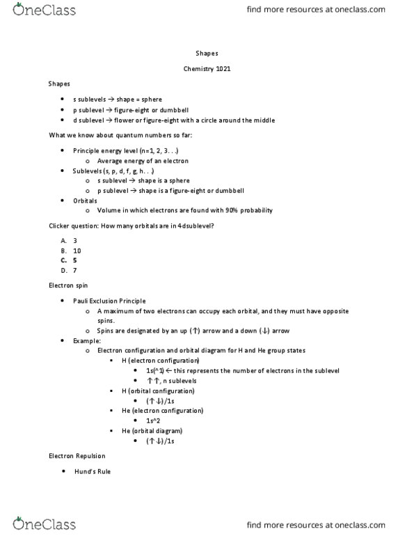 CHEM 1021 Lecture Notes - Lecture 34: Barium, Abbreviation, 2 On thumbnail