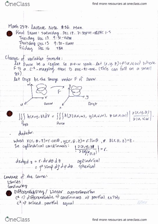 MATH237 Lecture Notes - Lecture 36: Triple J, Bavarian State Library, Sinti thumbnail