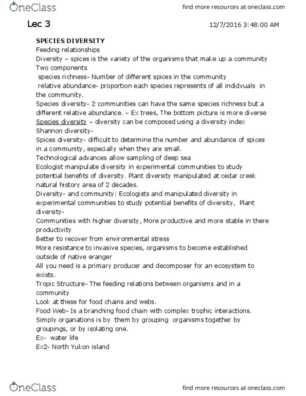 BIOL 1020H Lecture Notes - Lecture 3: Ecological Succession, Lyme Disease, Marchantiophyta thumbnail