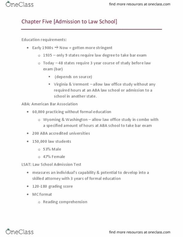 SOC 4443 Lecture Notes - Lecture 5: Legal Aid Society, Legal Aid, Diploma Privilege thumbnail