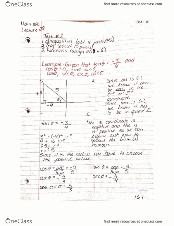 STAT 1090 Lecture 29: Sin/Cos Graphs & Trig Equations thumbnail