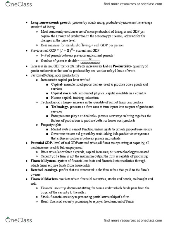 ECON 1202 Lecture Notes - Lecture 12: Retained Earnings, Market System, Critical Role thumbnail