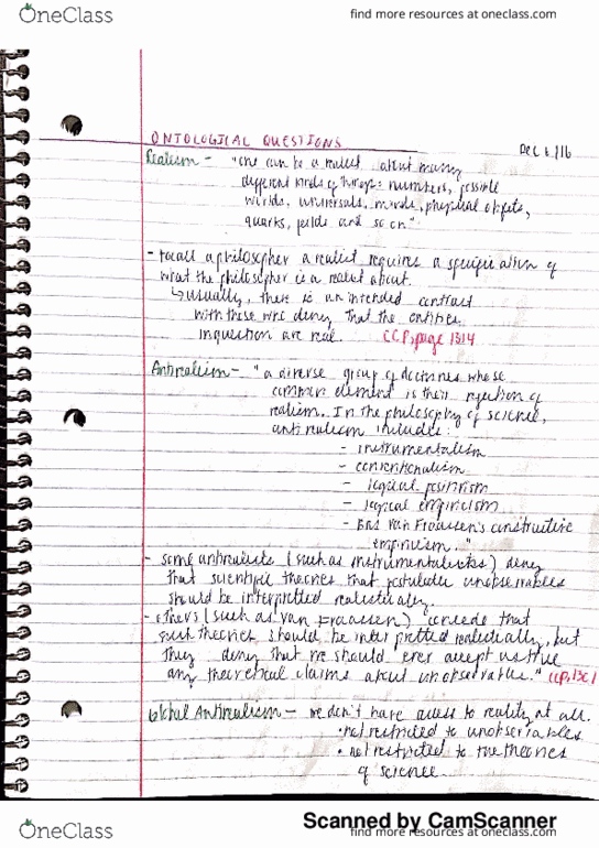 PHIL265 Lecture 25: Realism, Antirealism, Global Antirealism, Instrumentalism, Constructive Empiricism, Scientific Realism, Conjectural Realism, Structural Realism thumbnail