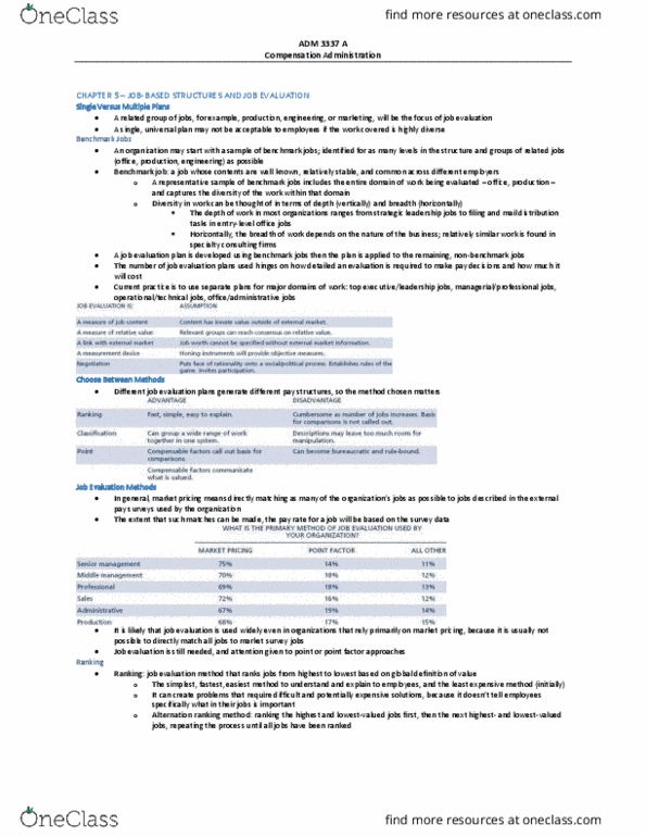 ADM 3337 Chapter Notes - Chapter 5: Regression Analysis, Subfactor, Competitive Advantage thumbnail