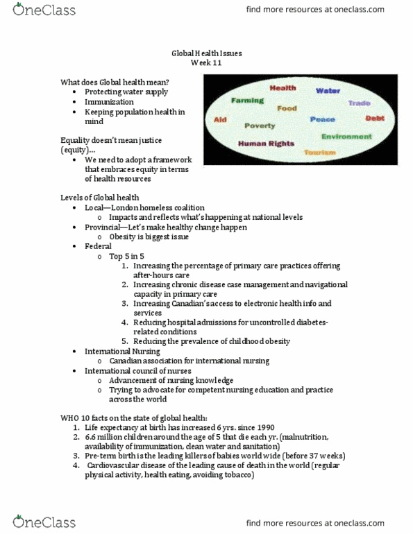 Nursing 1060A/B Lecture Notes - Lecture 11: Dsm-5, Cardiovascular Disease, Preterm Birth thumbnail