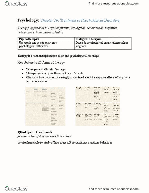 PS100 Chapter Notes - Chapter 16: Alprazolam, Posttraumatic Stress Disorder, Existential Therapy thumbnail